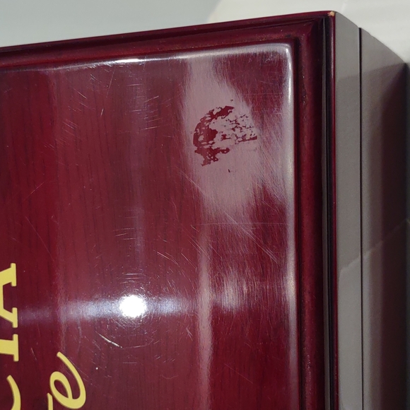 Invicta Watch Elite Wood Valet Jewelry Hinge Storage Box Unisex vintage Rare - Picture 6 of 17